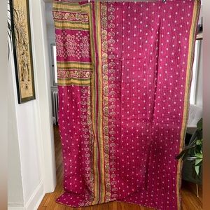 twin size kantha quilt blanket